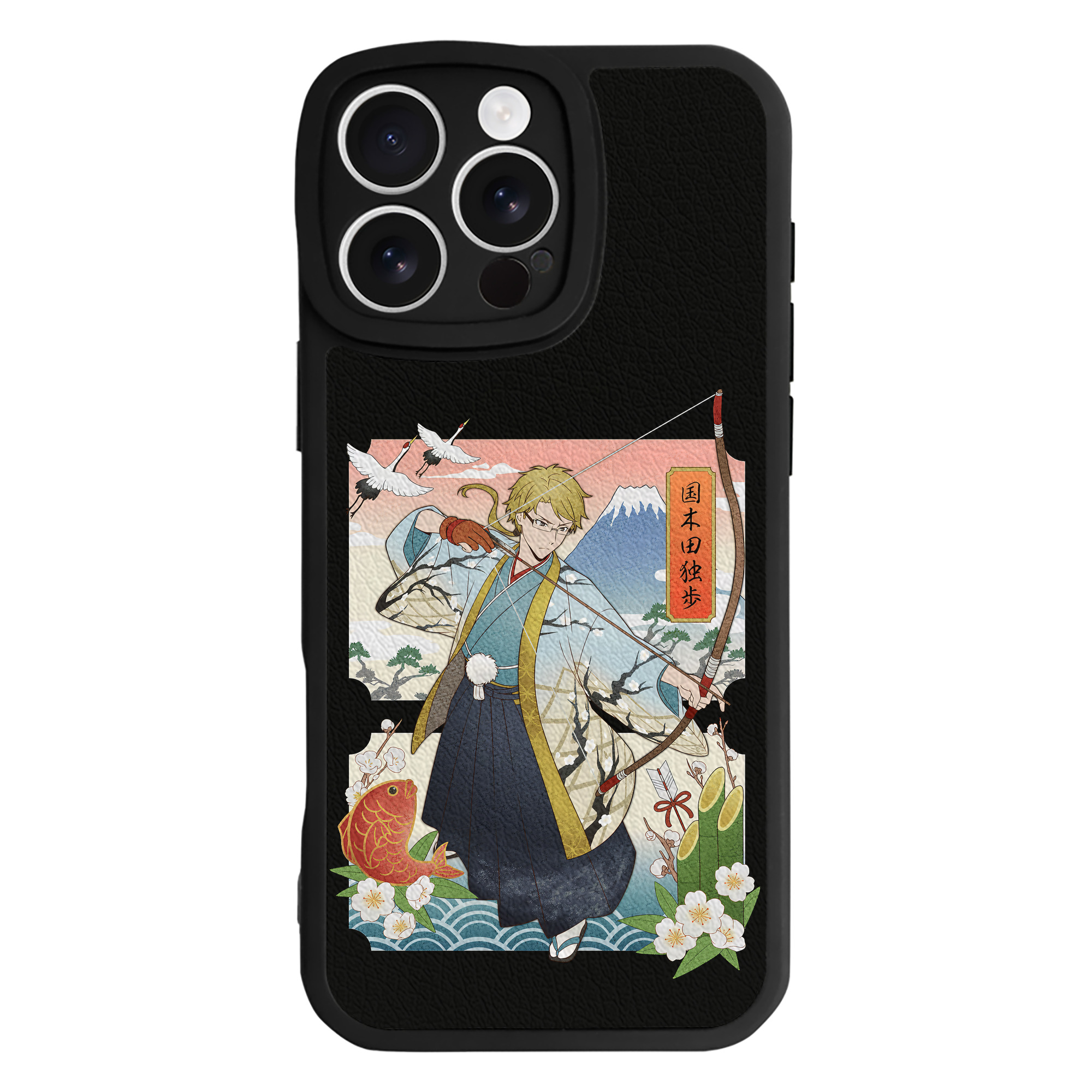 （画像用） 文豪ストレイドッグス Bungo Stray Dogs 【iPhone 16シリーズ対応】シリコンスマホケース（レザー調） 材質：シリコン